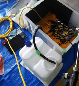 エアコンに使用する高圧洗浄機