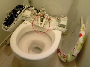 ウォシュレット分解清掃