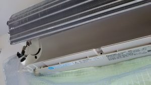 キレイになったエアコン本体
