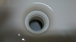 切れになった洗面ボール