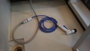 シャワーホースのつなぎ方