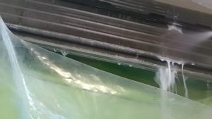 本体の高圧洗浄