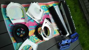 キレイになった部品